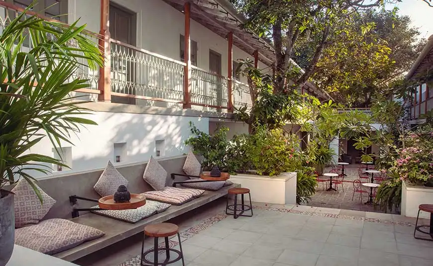 Beautiful outdoor seating place